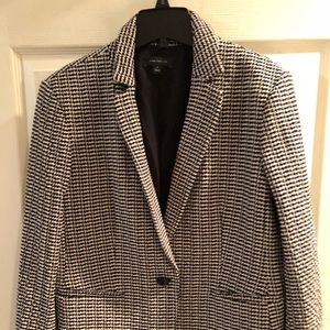 Houndstooth wool blazer. Never worn